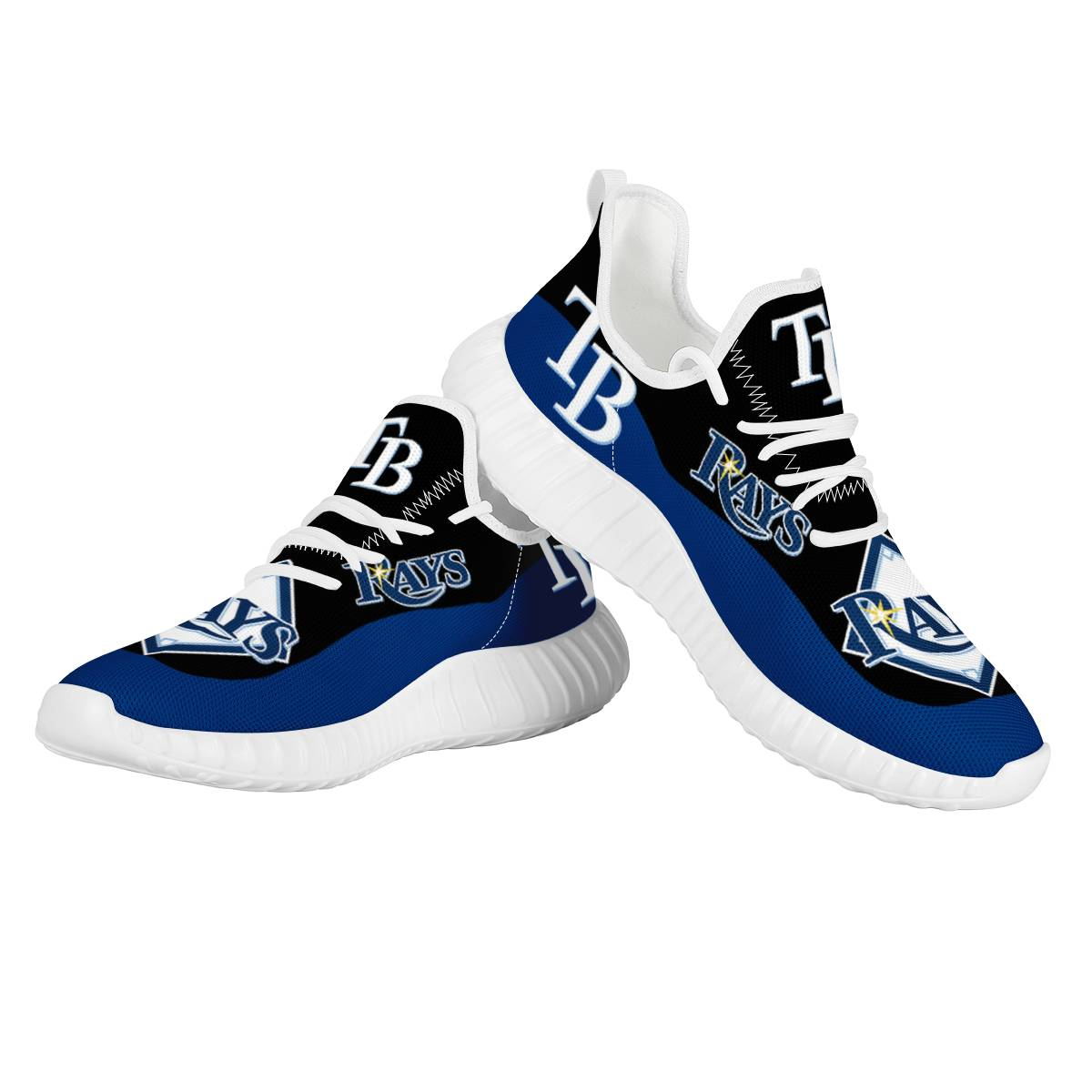 Men's Tampa Bay Rays Mesh Knit Sneakers/Shoes 002